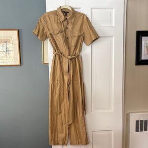 Banana Republic Factory khaki jumpsuit